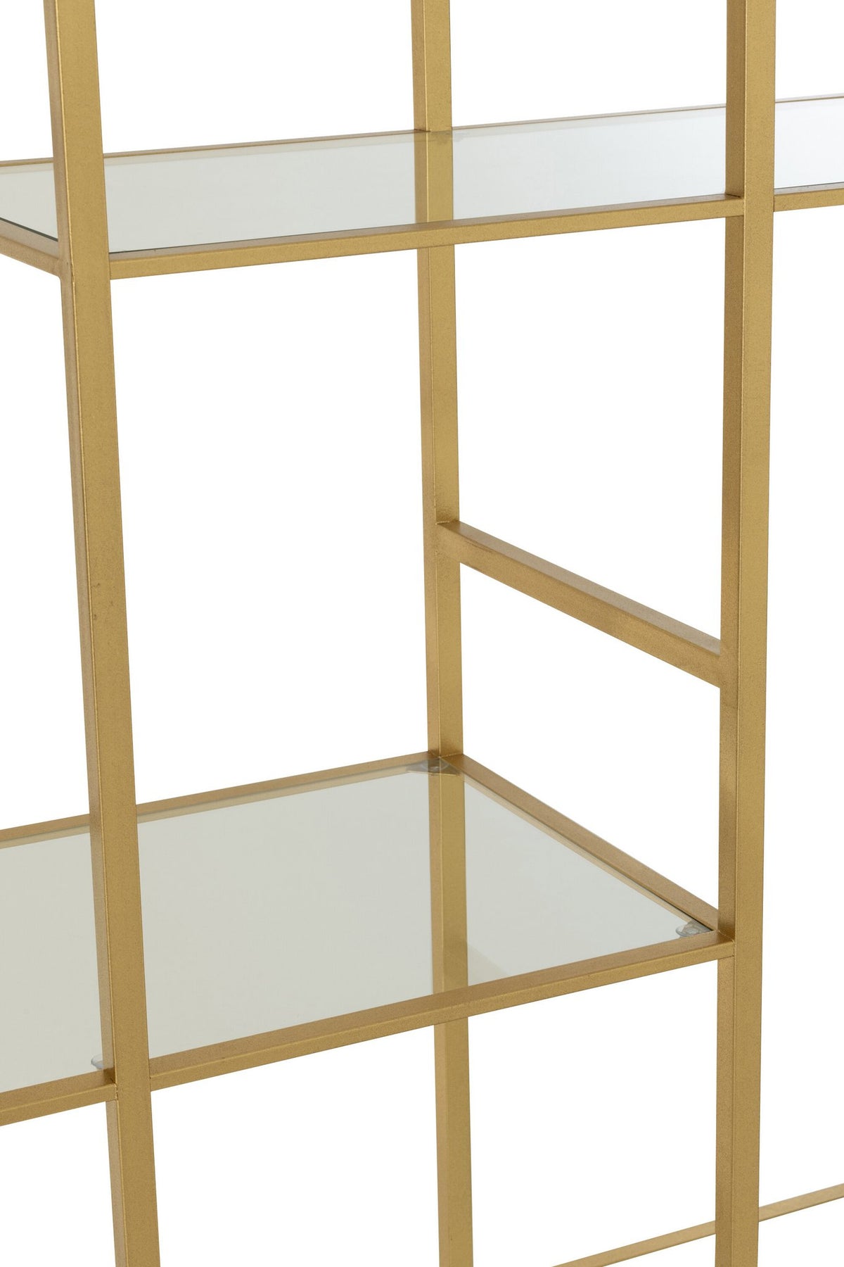 J-Line rek - ijzer/glas - goud