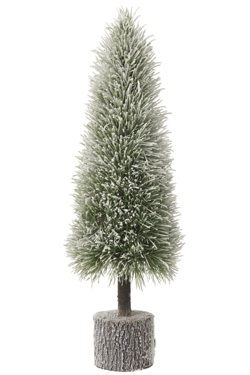 J-Line Kerstboom B+Led Kunststof Sneeuw Groen Large