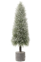 J-Line Kerstboom B+Led Kunststof Sneeuw Groen Large