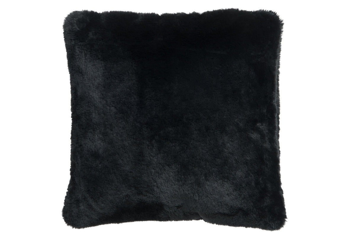 J-Line kussen Cutie – polyester – zwart