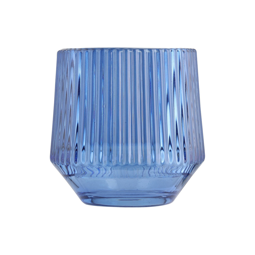 Windlicht Bezamby Blauw 14x14cm