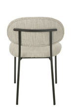 J-Line Eetstoel Textiel/Metaal Beige