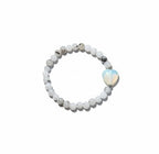 Dames armband Toermalijn Agaat & Opaliet hart