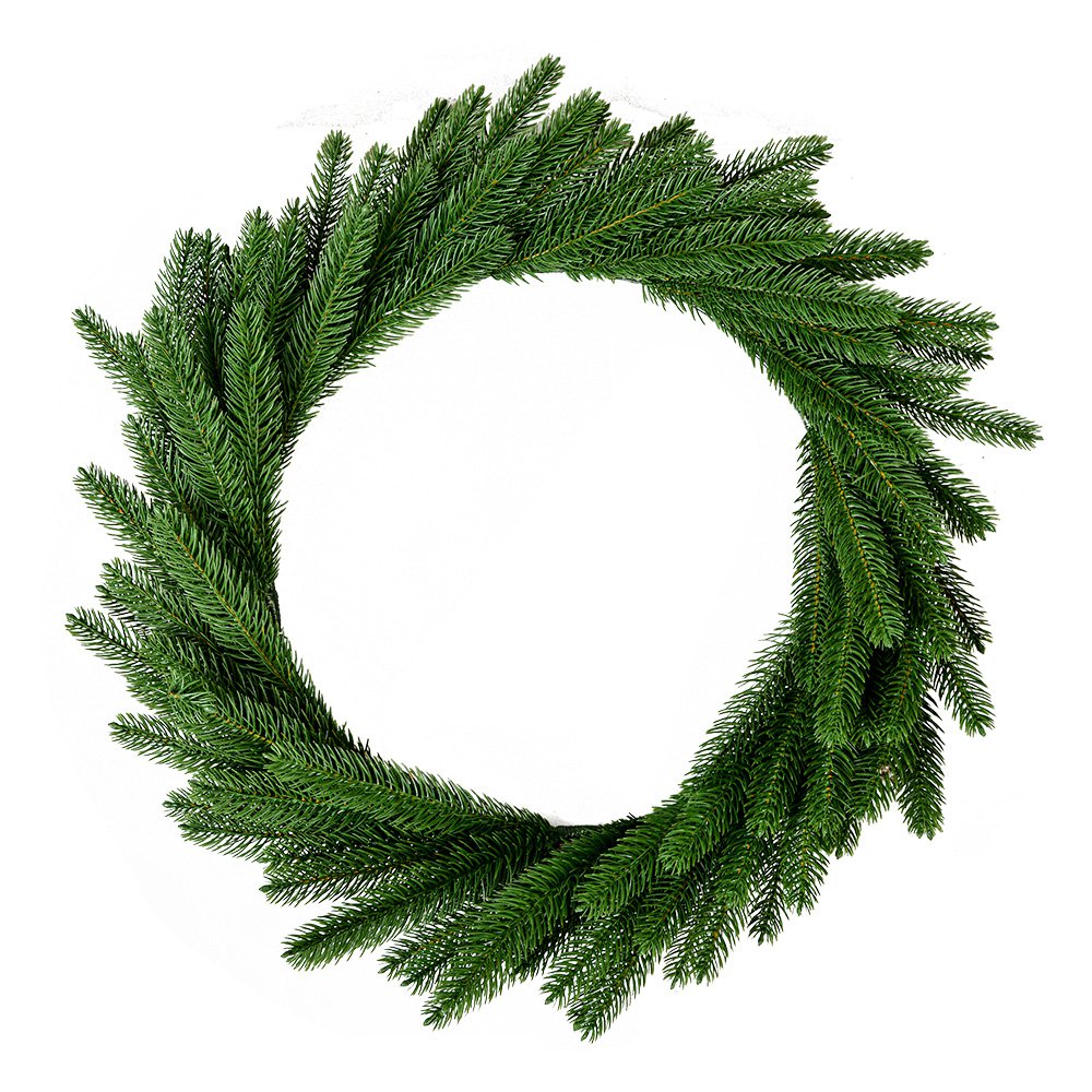 Kerstkrans Ø 63 cm Groen Kunststof