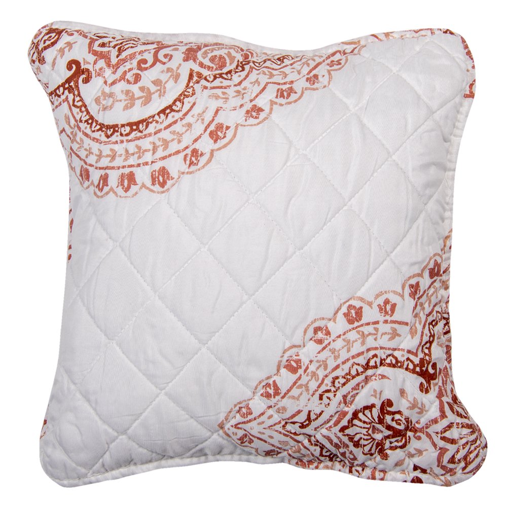 Kussenhoes 50x50 cm Wit Katoen Sierkussenhoes