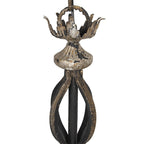 Hanglamp Ø 40x85 cm Bruin IJzer Hanglamp Eettafel