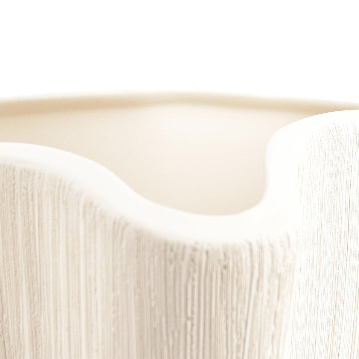 Vaas 28,5xH27cm beige Vico