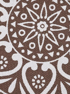 Placemats – Jute & Katoen Gehaakt Antislip – Rond 38cm, Set van 4