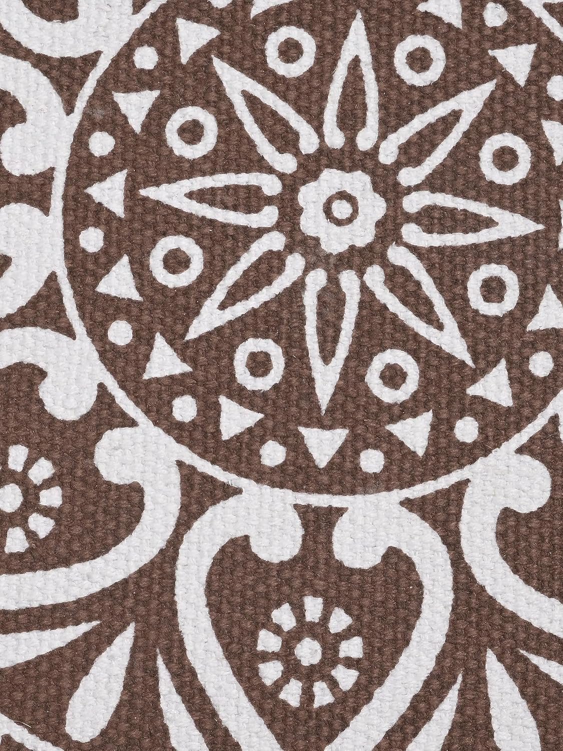 Placemats – Jute & Katoen Gehaakt Antislip – Rond 38cm, Set van 4