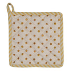 Pannenlap 20x20 cm Beige Geel Katoen Citroen Afgiet Pannenlap