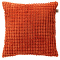Dutch Decor Rome - Kussen 45x45 cm - Effen kleur - 3D textuur - Potters Clay - Oranje
