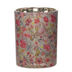 Theelichthouder Glas zara bloemen medium 12cm