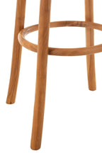 J-Line barkruk Ali - hout - naturel