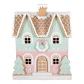Gingerbread house 38x20x48 cm Bruin Kunststof