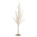 Decoratie Boom 9x9x50 cm Wit Metaal
