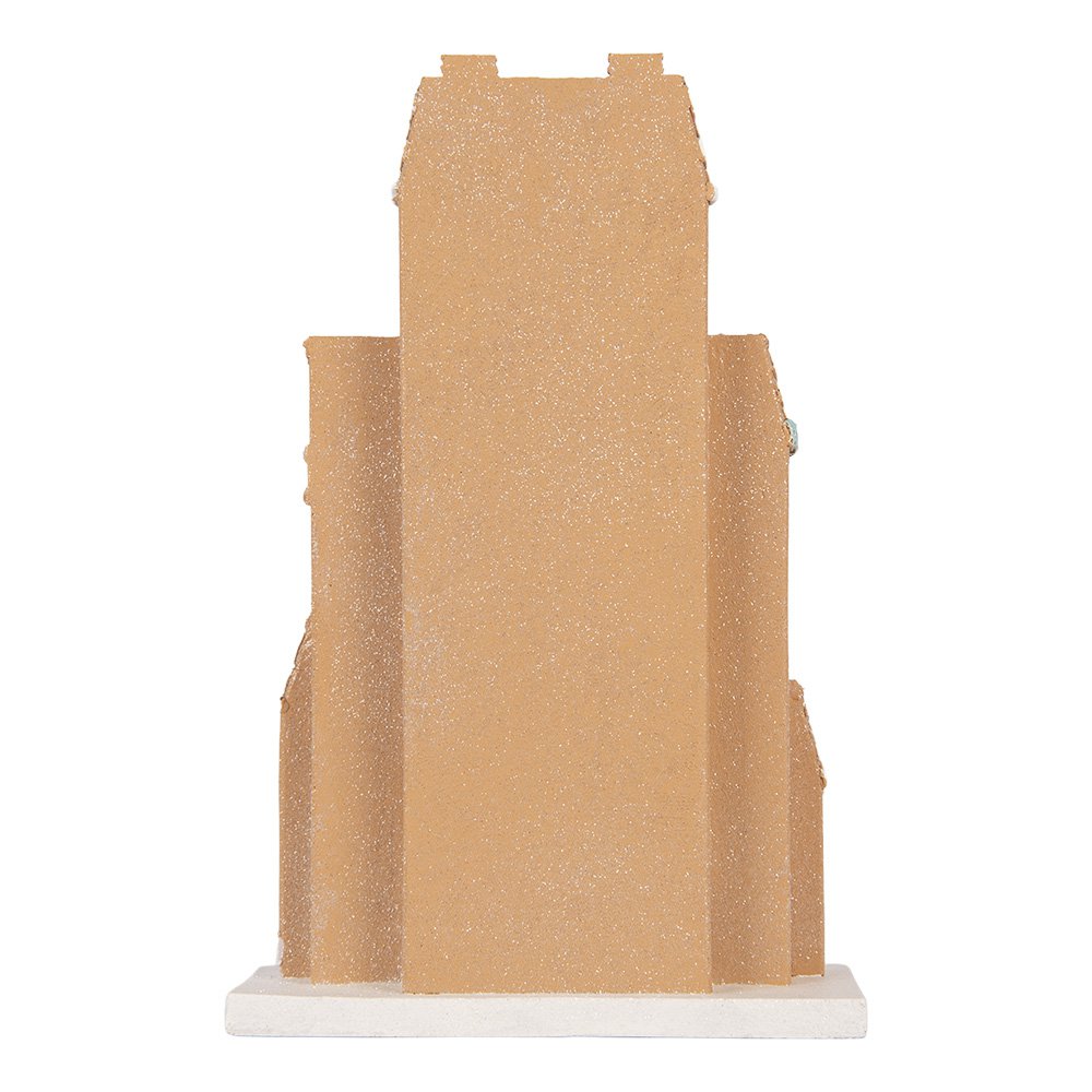 Gingerbread house 26x10x40 cm Bruin Kunststof