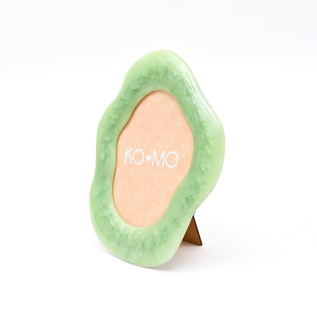Groene organische hars fotolijst 5 x 7 inch modern decor