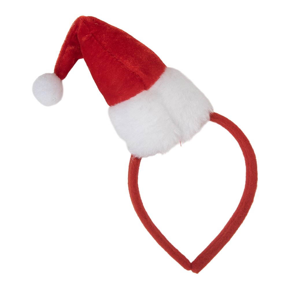 Kerst Haarband 12x6x22 cm Rood Kunststof