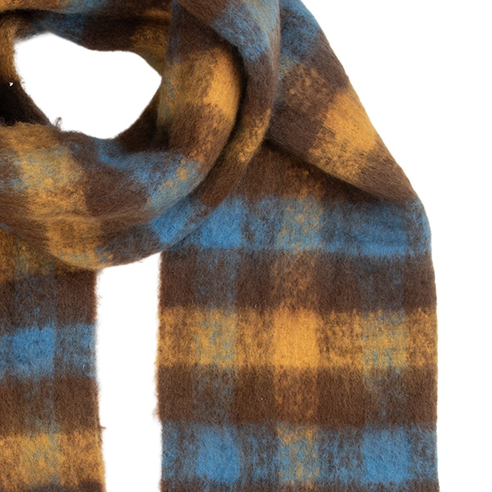 Wintersjaal Dames 38x190 cm Geel Textiel