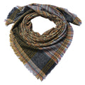Wintersjaal Dames 130x130 cm Geel Polyester Sjaal