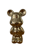 Keramieken beer 18cm goud Exemplaar
