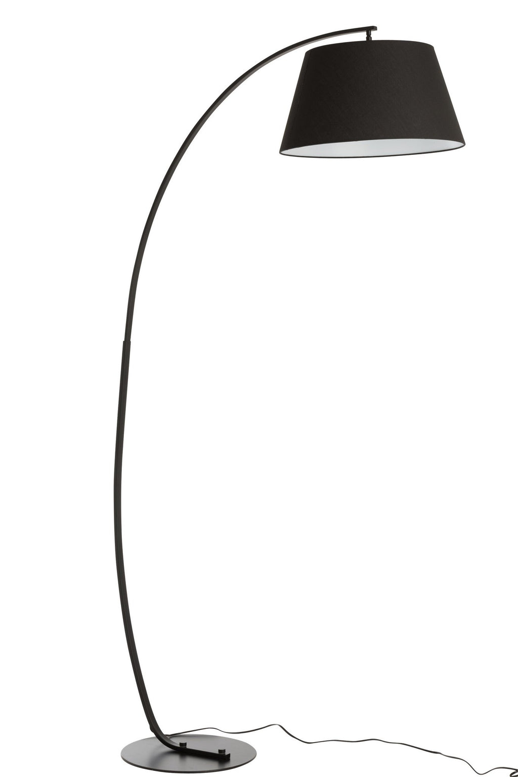 J-Line lamp Staand Boog - metaal - zwart
