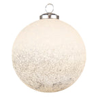 Kerstbal Ø 12 cm Beige Glas Kerstdecoratie