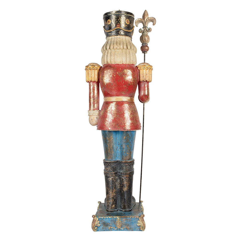 Beeld Notenkraker 31x23x99 cm Blauw Kunststof