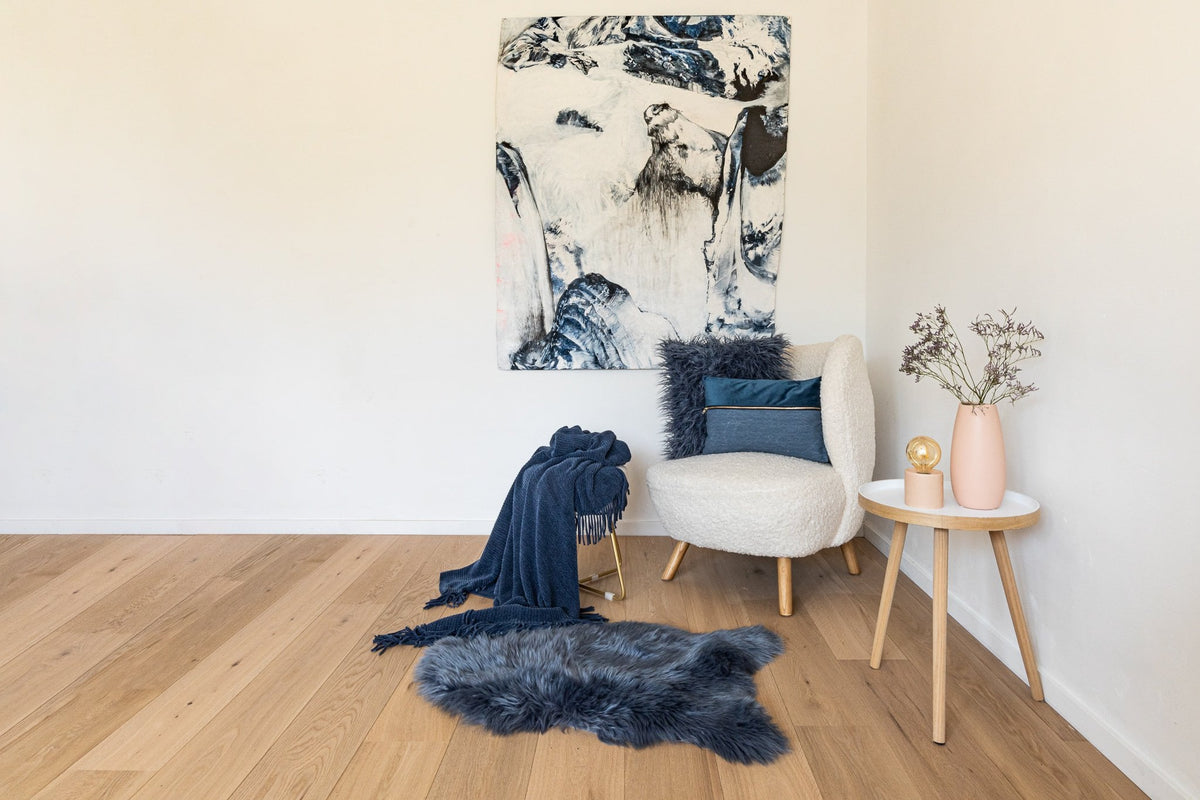 Plaid Madeline 130x170cm, indisch bruin