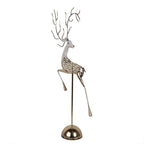 Decoratie Beeld Hert 36x12x72 cm Goudkleurig Metaal