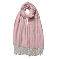 Wintersjaal Dames 68x180 cm Roze Polyester Sjaal
