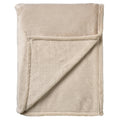 Dutch Decor Marley - Plaid 150x200 cm - Fleecedeken - Extra dik - Puimsteen - Beige