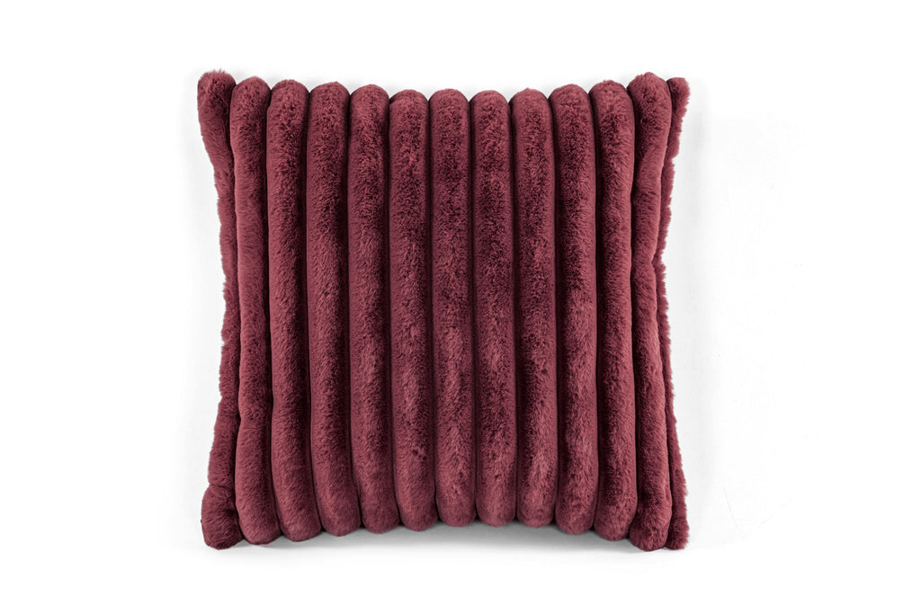 Cushion (filled) Bubble rabbit fur - 45x45cm