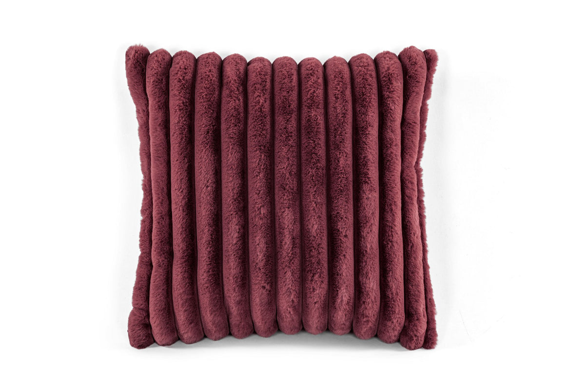 Cushion (filled) Bubble rabbit fur - 45x45cm