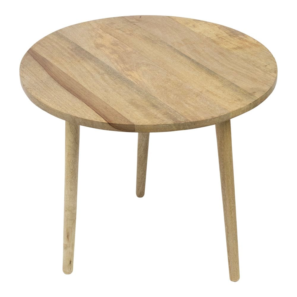 Tafel mango hout dia 60cm