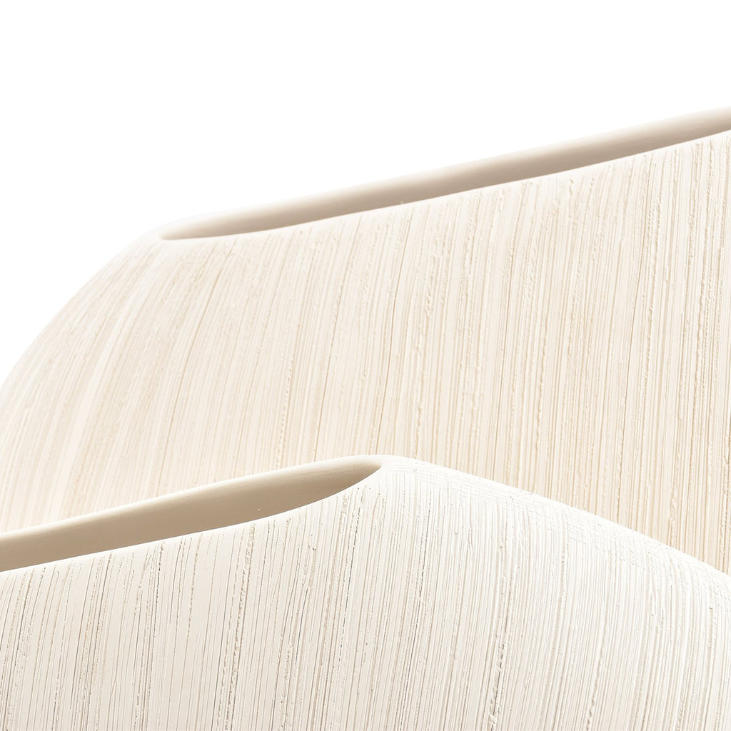 Vaas 33xH21cm beige Vico