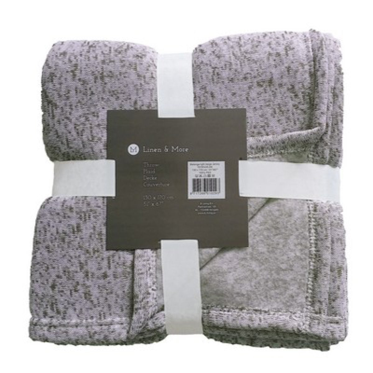 Melange plaid beige 130x170cm