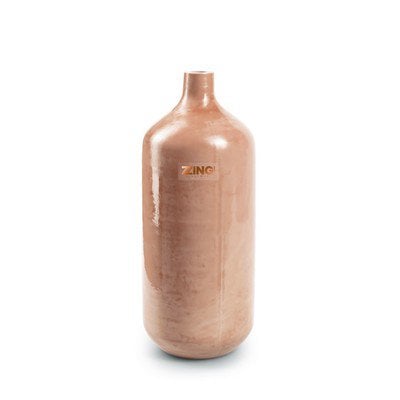 Zzing fles 'jody' roze h30 d12 cm