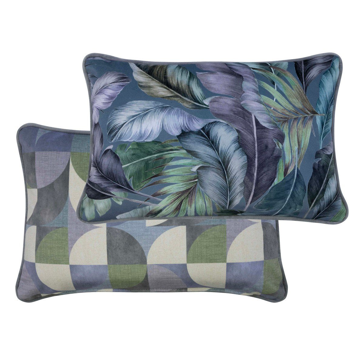 Milton kussen blauw 30x50 cm