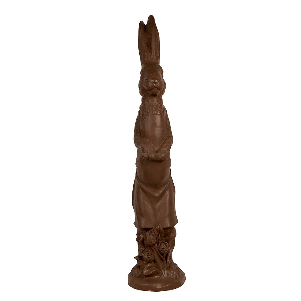 Decoratie Beeld Konijn 91 cm Bruin Keramisch materiaal
