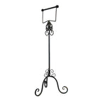 WC Rol Houder 27x24x70 cm Bruin IJzer Toiletrolhouder