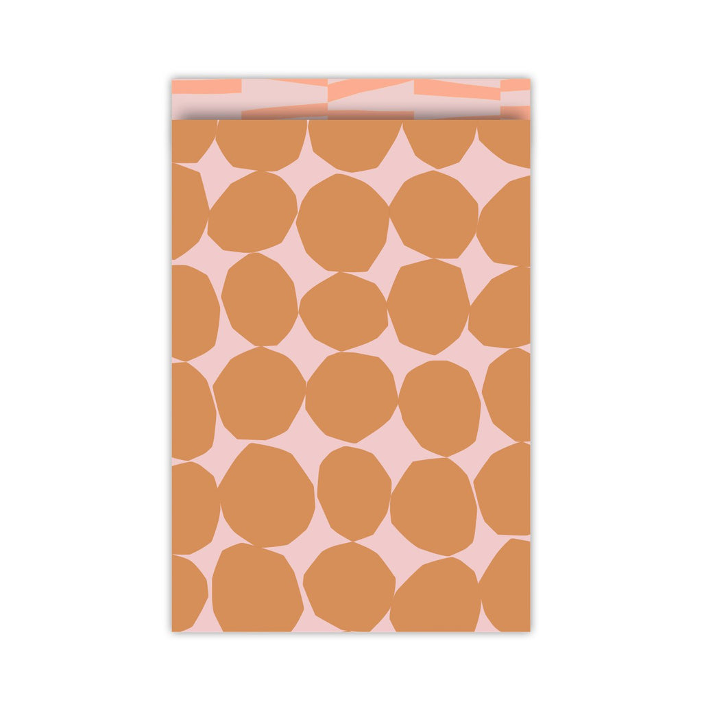 Sculpted Dots roest/roze - Cadeauzakjes
