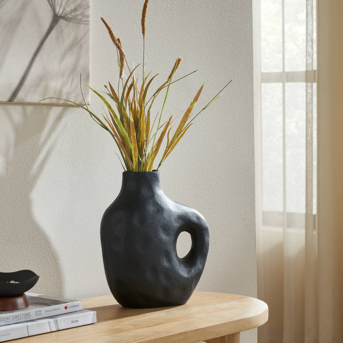 Vaas Chelek Zwart 24,5x11x28cm
