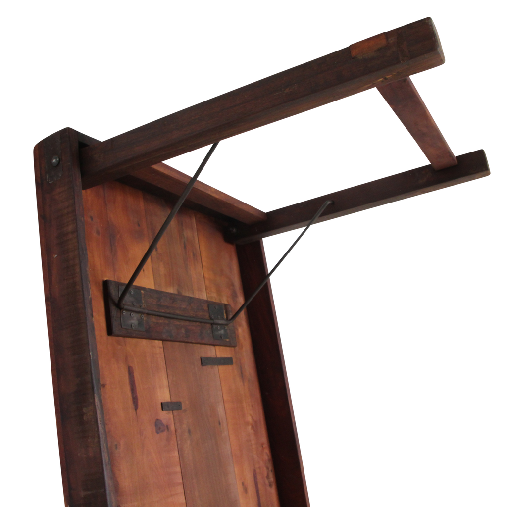 Eettafel bruin opklapbaar XL