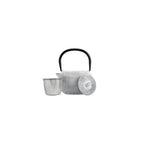 Theepot 35cl lijnen wit Sencha