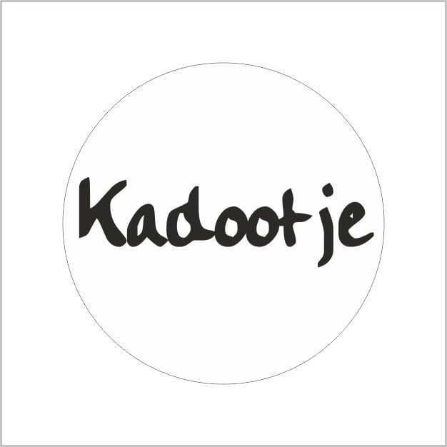 Wensetiket - Kadootje - rol van 500 stuks
