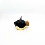 Verdeelde gouden piggy bank