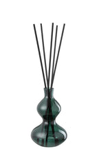 J-Line geurolie Cedar breeze - glas - donkergroen - small