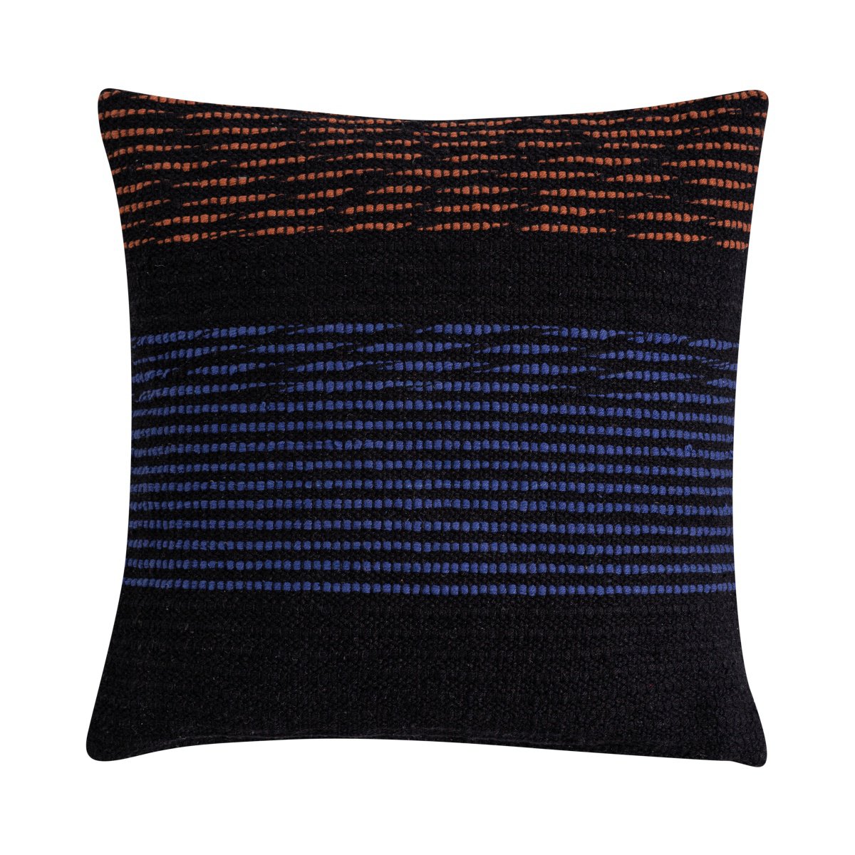 New Woven Stripes kussen zwart multi 45x45cm