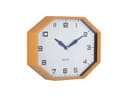 Wandklok moderne fabriek achthoek